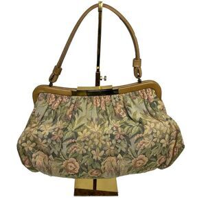 Vintage Empress Bags Handbag Floral‎ Tapestry 1950's